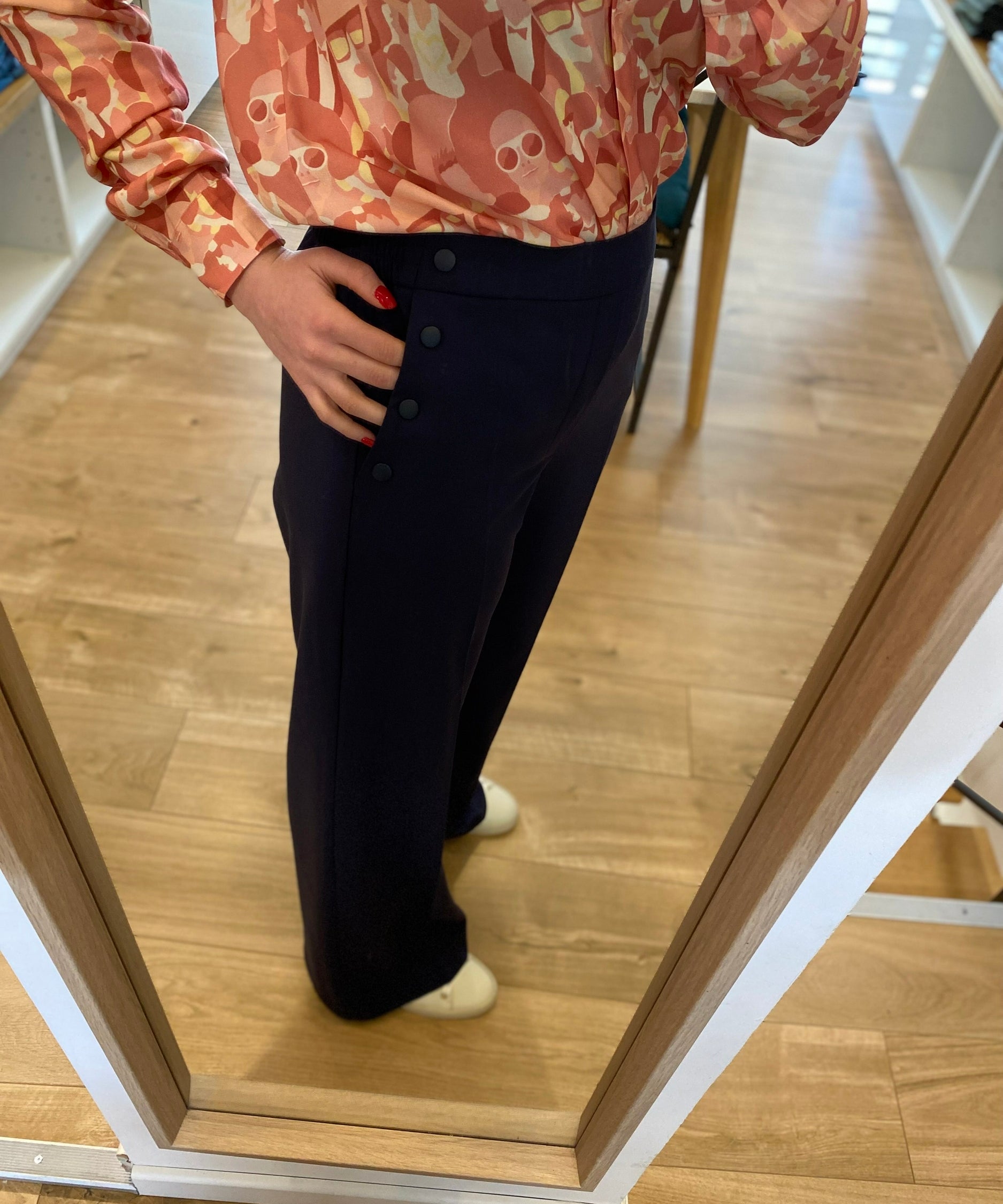 Pantalon large - Marine - I.Code