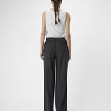 Pantalon large Objlisa - Gris moyen mélangé - OBJECT