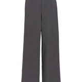 Pantalon large Objlisa - Gris moyen mélangé - OBJECT
