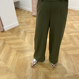 Pantalon large Objlisa - Ivy Green - OBJECT