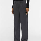 Objlisa Wide Leg Pants - Magnet - OBJECT