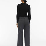 Objlisa Wide Leg Pants - Magnet - OBJECT