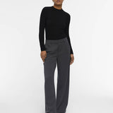 Objlisa Wide Leg Pants - Magnet - OBJECT