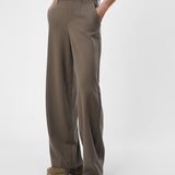 Pantalon large Objlisa - Brun - OBJECT