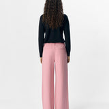Pantalon large Objlisa - Rose - OBJECT