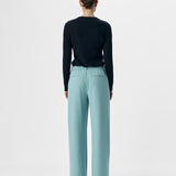 Pantalon large Objlisa - Turquoise - OBJECT