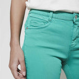 Pantalon Louise cheville - Vert - C'EST BEAU LA VIE