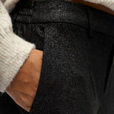 Pantalon à jambe ample Objlisa - Black silver - OBJECT