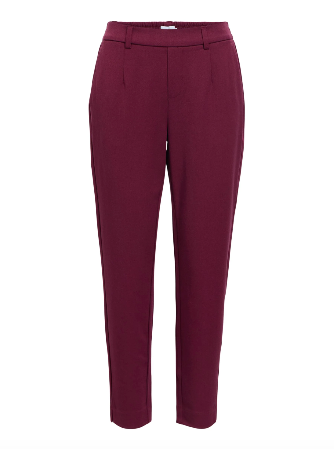Pantalon slim ObjLisa OBJECT bordeaux – vue produit de face