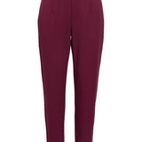 Pantalon slim ObjLisa OBJECT bordeaux – vue produit de face