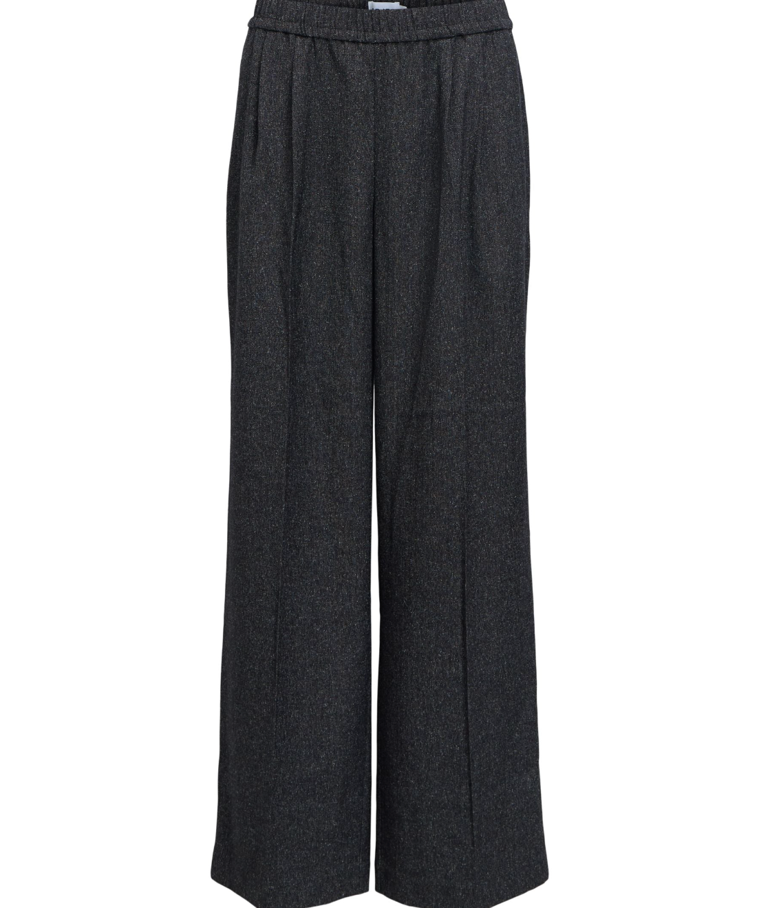Pantalon large OBJSANJA OBJECT noir – vue produit de face