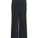 Pantalon large OBJSANJA OBJECT noir – vue produit de face