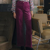 Pantalon Pauline - Prune - C'EST BEAU LA VIE