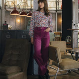 Pantalon Pauline - Prune - C'EST BEAU LA VIE