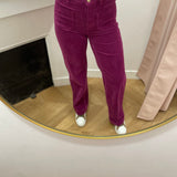 Pantalon Pauline - Prune - C'EST BEAU LA VIE