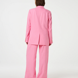 Pantalon plissé en lin Nura - Rose - FABIENNE CHAPOT