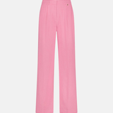Pantalon plissé en lin Nura - Rose - FABIENNE CHAPOT
