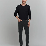 Pantalon slim en velours côtelé - Bitume - IKKS MEN