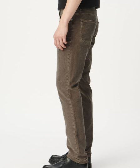 Pantalon slim velours milleraies - Vison foncé - IKKS MEN