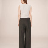 Pantalon de tailleur à rayures Stay - Anthracite - GRACE & MILA