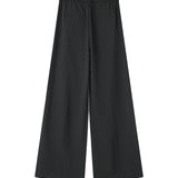 Pantalon de tailleur à rayures Stay - Anthracite - GRACE & MILA