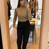 Pantalon tailleur à rayures femme Jacob - Bleu nuit - SUNCOO