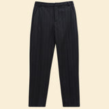 Pantalon tailleur cigarette rayé - Noir - I.CODE