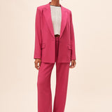 Pantalon tailleur Jacob - Framboise - SUNCOO