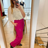 Pantalon tailleur Jacob - Framboise - SUNCOO
