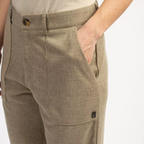 Pantalon en maille légère Viamao - Sable - Sun Valley femme
