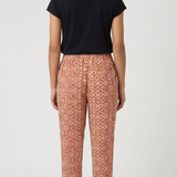 Pantalon chino imprimé en viscose Vildj - Argile - SUN VALLEY FEMME