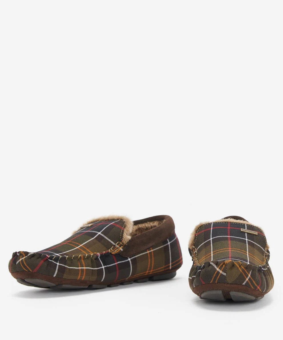 Pantoufles mocassins Monty - Classique tartan - BARBOUR HOMME