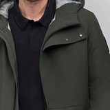 Parka imprimée marbré - Kaki - IKKS MEN
