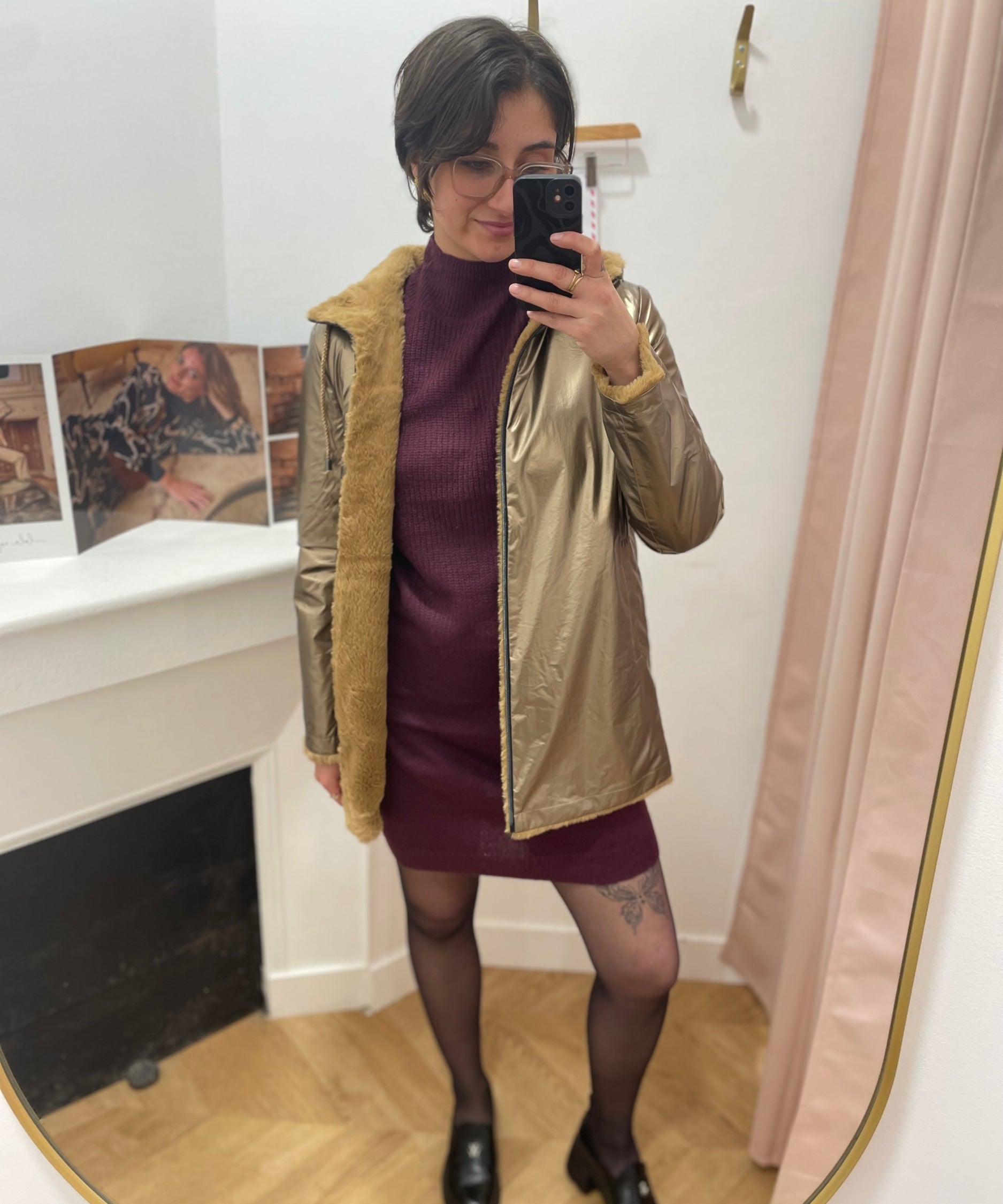 Parka Shiny - Doré - C'EST BEAU LA VIE