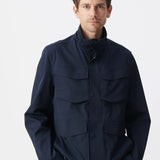Parka nylon waterproof homme - Marine - IKKS Men