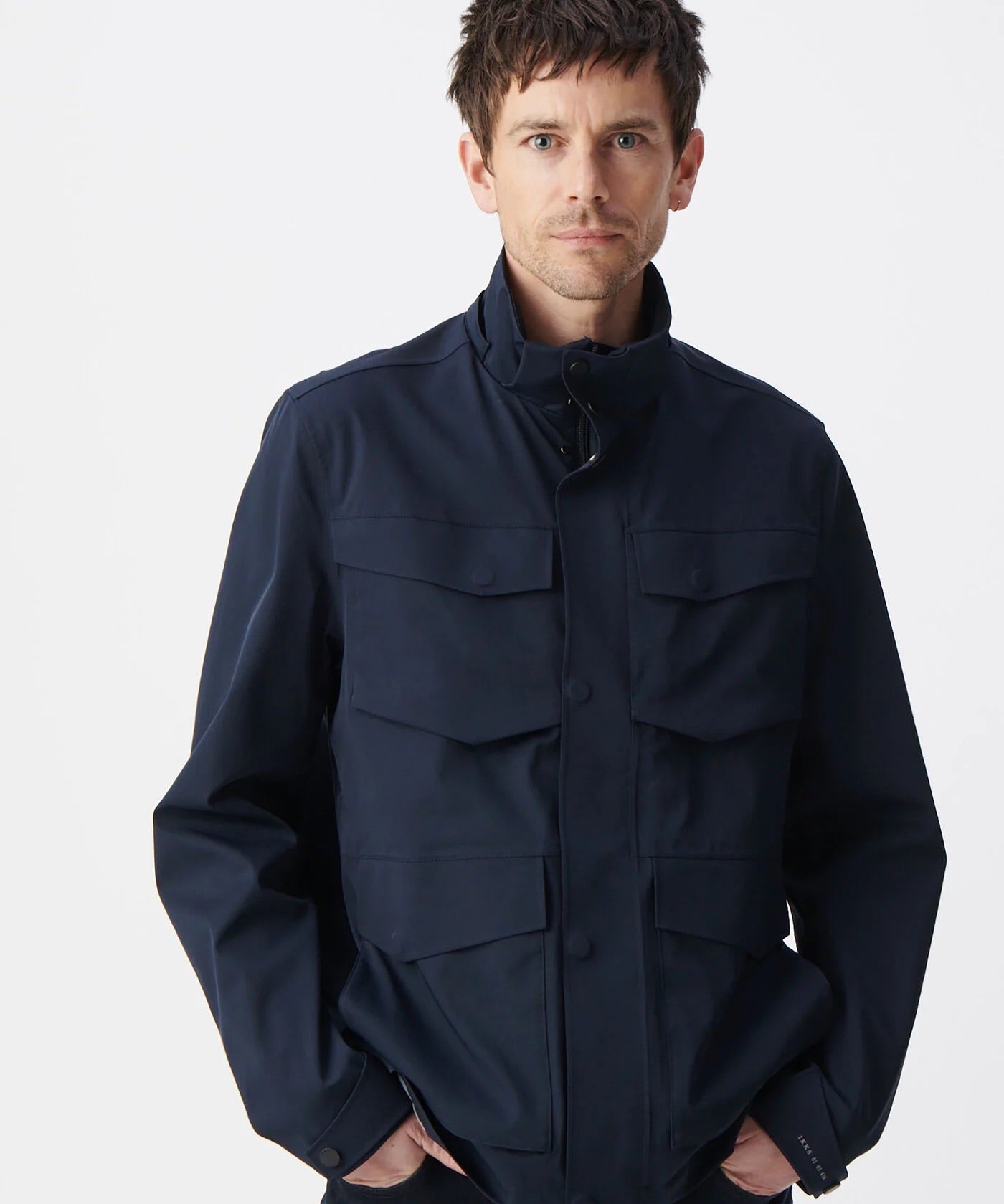 Parka nylon waterproof homme - Marine - IKKS Men