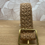 Ceinture tissée Pastille - Camel - GRACE & MILA