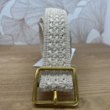 Ceinture tissée Pastille - Ecru - GRACE & MILA