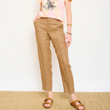 Pantalon lin - marron - Mkt Studio