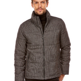 Blouson style doudoune Tissu pied de poule Best mountain