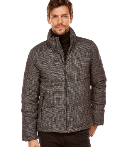 Blouson style doudoune Tissu pied de poule Best mountain