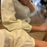 Chemise plastron broderie anglaise - Écrue - I.Code