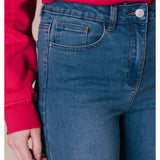 Jean bootcut taille haute Plumette - Stone - C'EST BEAU LA VIE