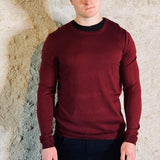 Pull col rond - bordeaux - BEST MOUNTAIN