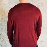 Pull col rond - bordeaux - BEST MOUNTAIN