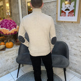 Pull col zip - beige - Best Mountain