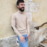 Pull col roulé - beige - Best mountain