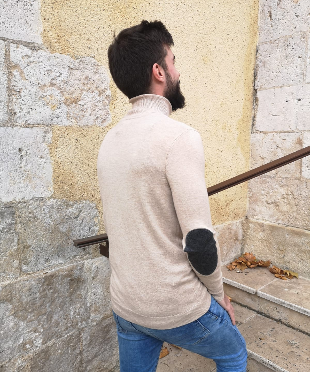 Pull col roulé - beige - Best mountain