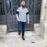 Polo manches longues - gris - US POLO