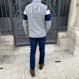 Polo manches longues - gris - US POLO